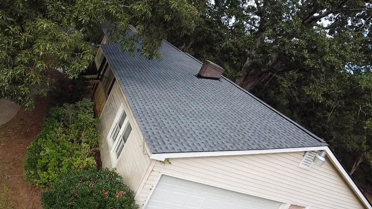 New shingle roof
